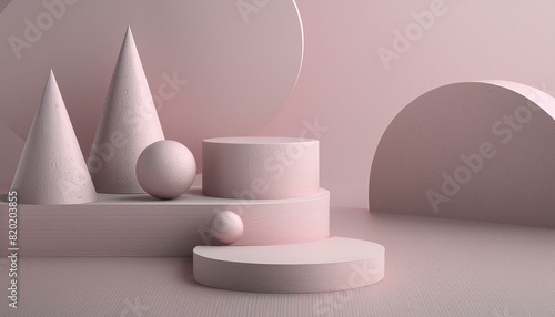 3d podium product showcase