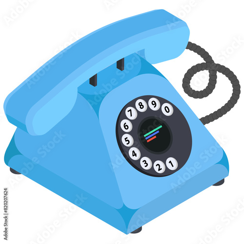 Old fashioned Rotary Telephone