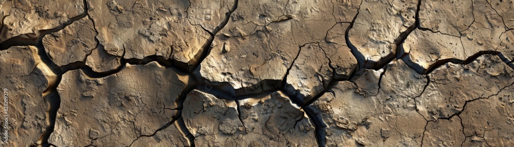 Cracked earth texture, dry and arid, high detail, natural colors, rugged and rough, digital art Cracked earth texture, dry and arid, high detail, natural colors, rugged and rough, digital art