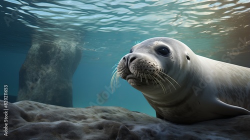 Caribbean Monk Seal -extinct once Caribbean s marine mammal.