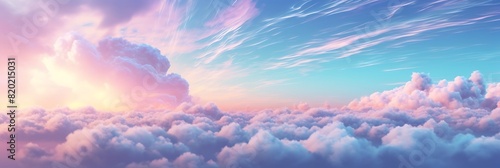 An abstract background with a surreal sky.
