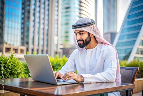 A man wearing a white shirt