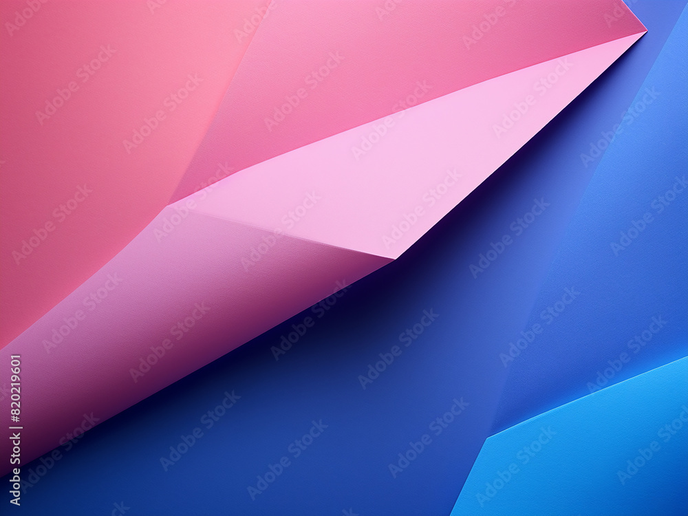 Abstract geometric background in trendy pink and blue hues on textured paper Abstract geometric background in trendy pink and blue hues on textured paper