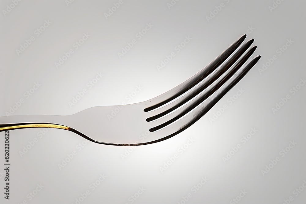 Close-up of a metal fork. Close-up of a metal fork.