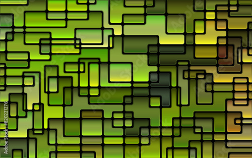 abstract vector stained-glass mosaic background
