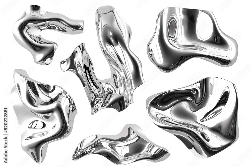 Wavy molten aluminium. Wavy molten aluminium.