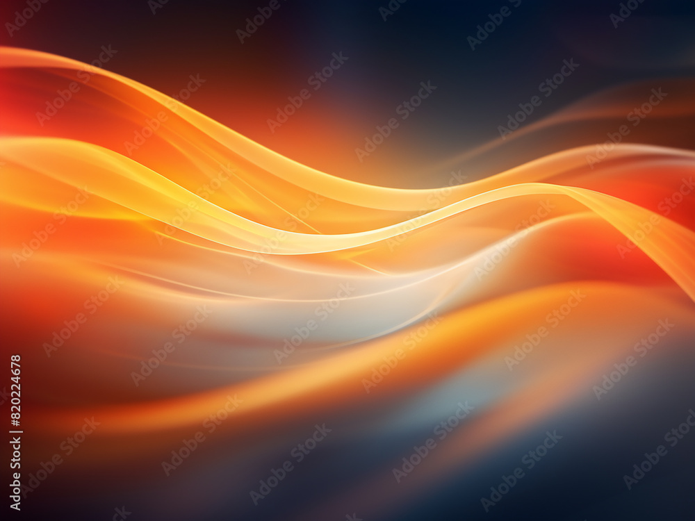 Serene scene with faint, abstract light formations Serene scene with faint, abstract light formations