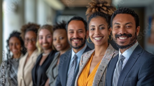 Group of business people posing. 