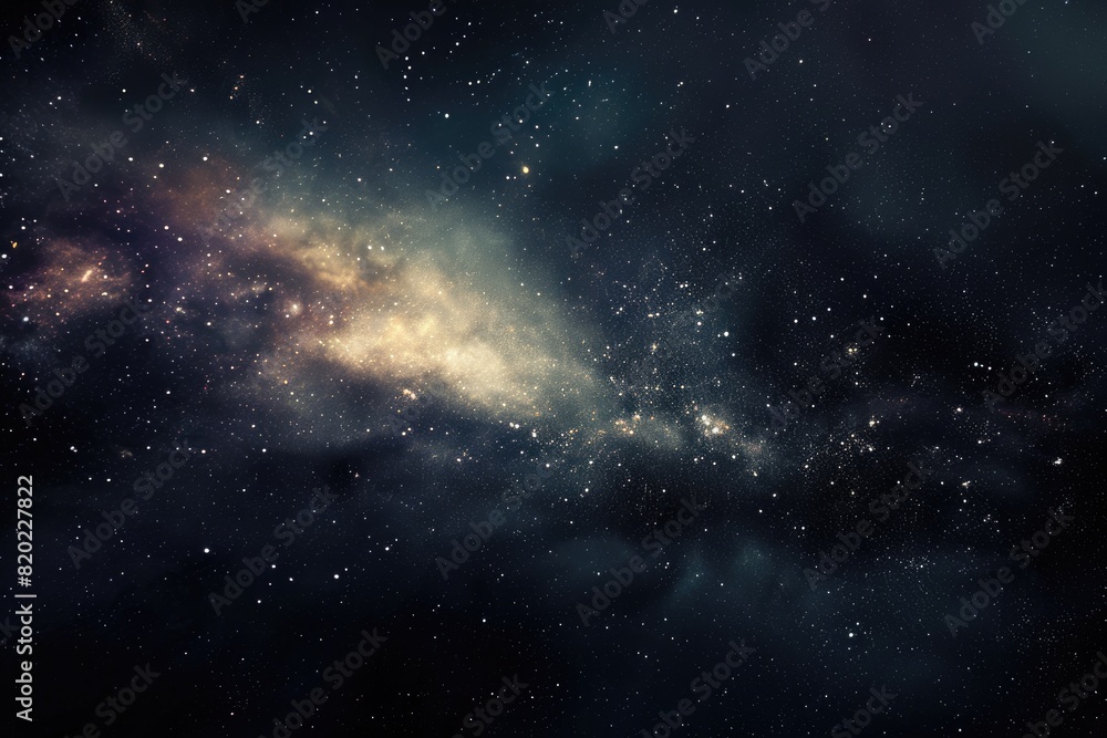 Fototapeta premium Amazing galaxy with nebulas and cosmic dust