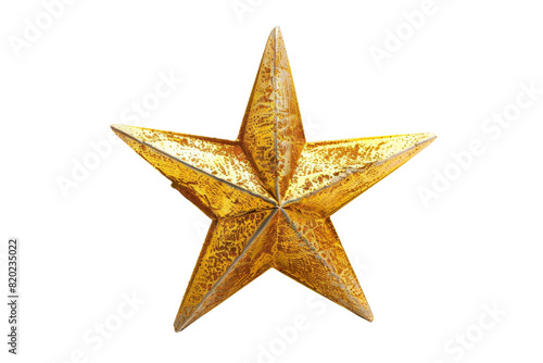3D golden star