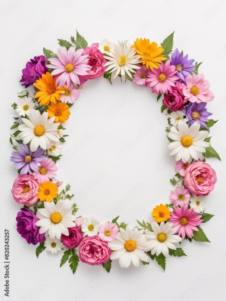A vibrant square frame composed entirely of colorful flowers. Perfect for framing photographs, invitations, greetings cards or any other creative project. A vibrant square frame composed entirely of colorful flowers. Perfect for framing photographs, invitations, greetings cards or any other creative project.