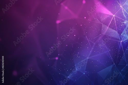 Abstract purple and blue polygonal background