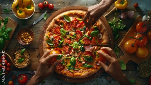 A Scrumptious Hand-Tossed Pizza Feast