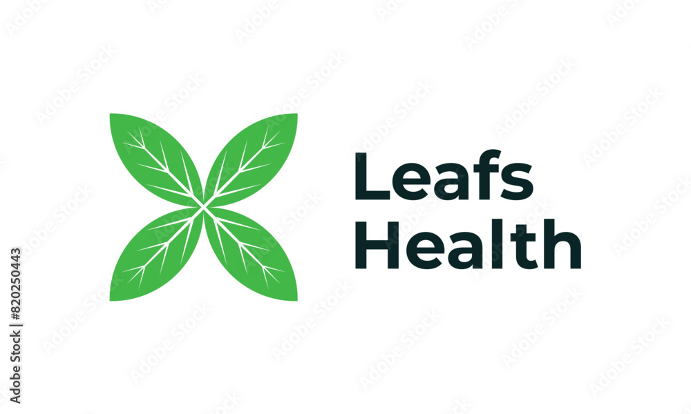 Leaf Health medical nature plant logo design ideas Leaf Health medical nature plant logo design ideas
