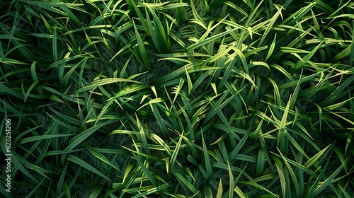 Fresh Green Grass Background Generative Ai