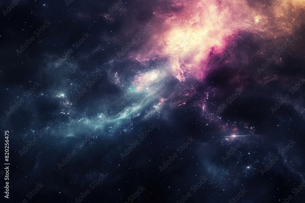 Stunning galaxy with vibrant colors and nebulas Stunning galaxy with vibrant colors and nebulas