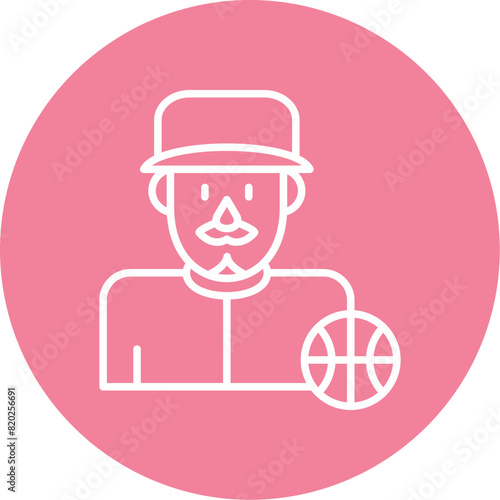 Basketball Player Icon