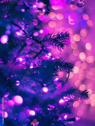 Festive design Christmas tree. Merry Christmas and Happy New Year holiday card, poster and banner