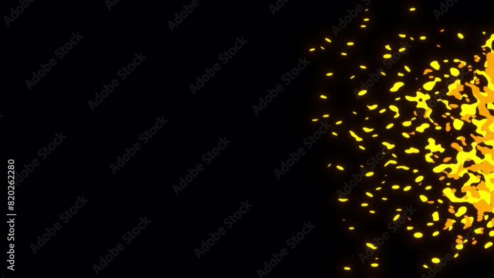 Burning Fire. Cartoon bonfire burning on a transparent background ...