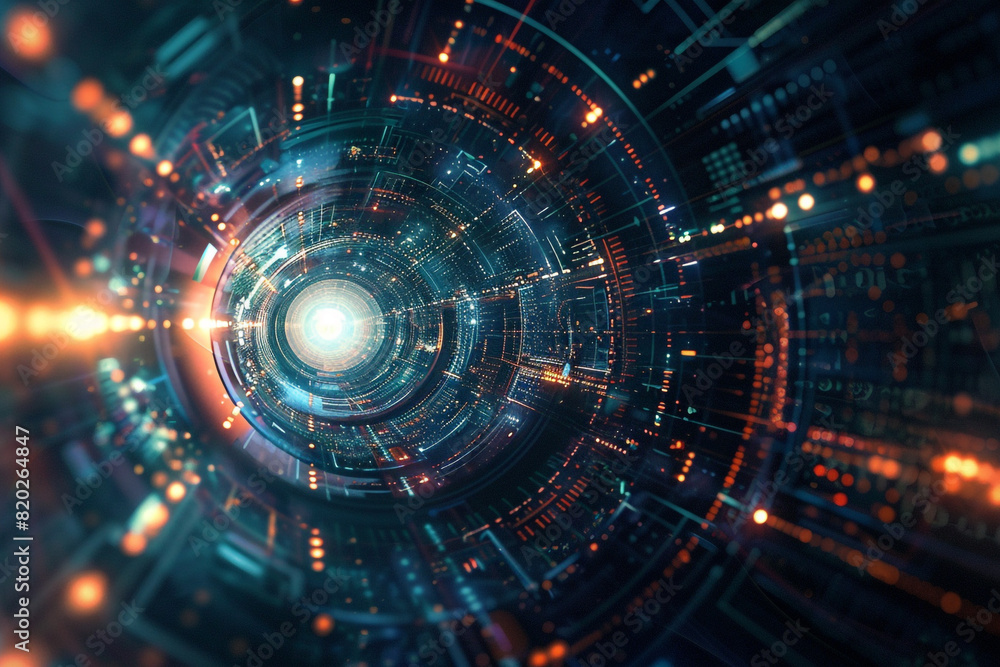 An ultra-futuristic tech abstract background is a visually appealing and thought-provoking image that evokes a sense of awe and wonder An ultra-futuristic tech abstract background is a visually appealing and thought-provoking image that evokes a sense of awe and wonder