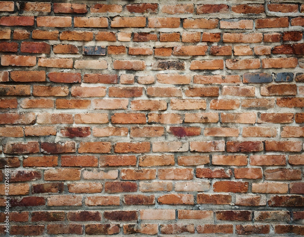 Fototapeta premium brick bricks stone mortar stucco wall texture backdrop surface