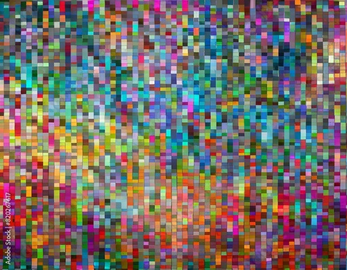 colorful abstract square pixel pixels