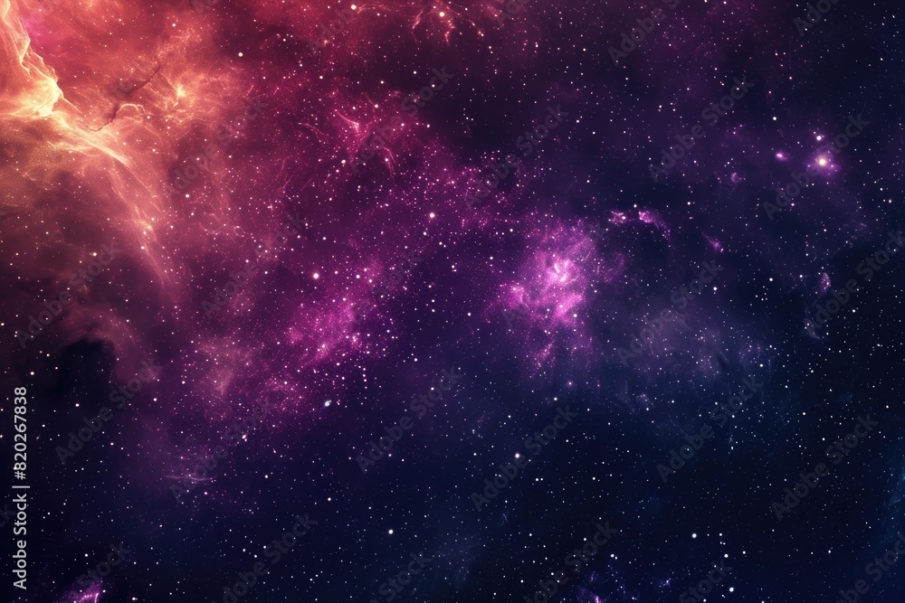 Fototapeta premium Amazing stars and planets in the cosmos