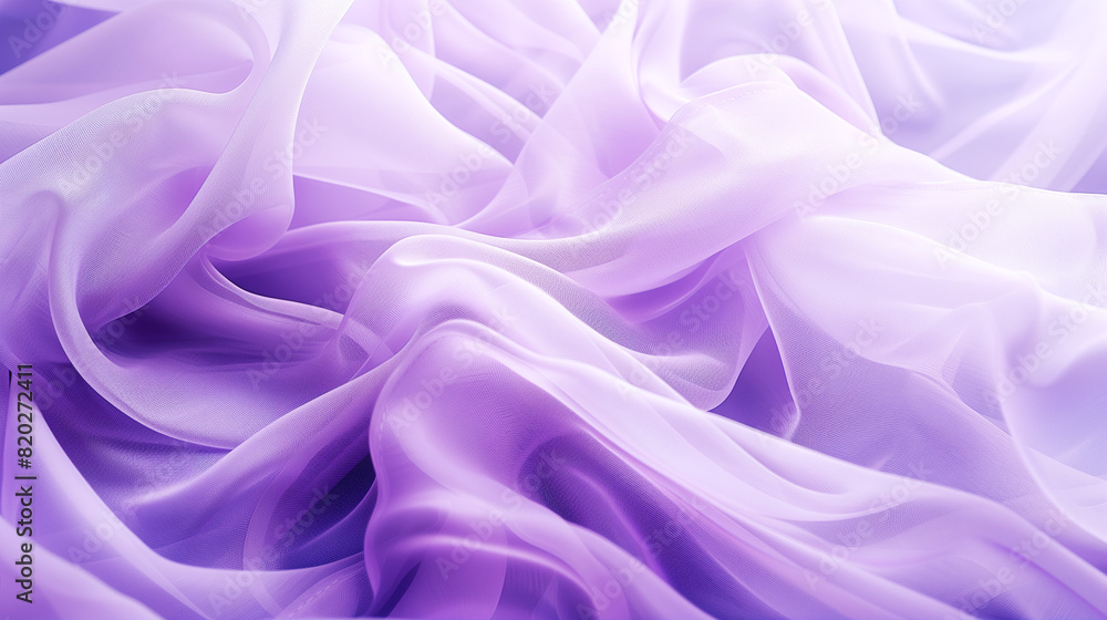 Fototapeta premium purple exquisite high-definition chiffon, silk, cloth material close-up