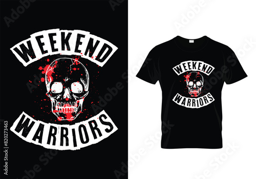 t-shirt Mockup weekend warriors
