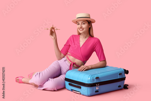 Beautiful young woman with ...
