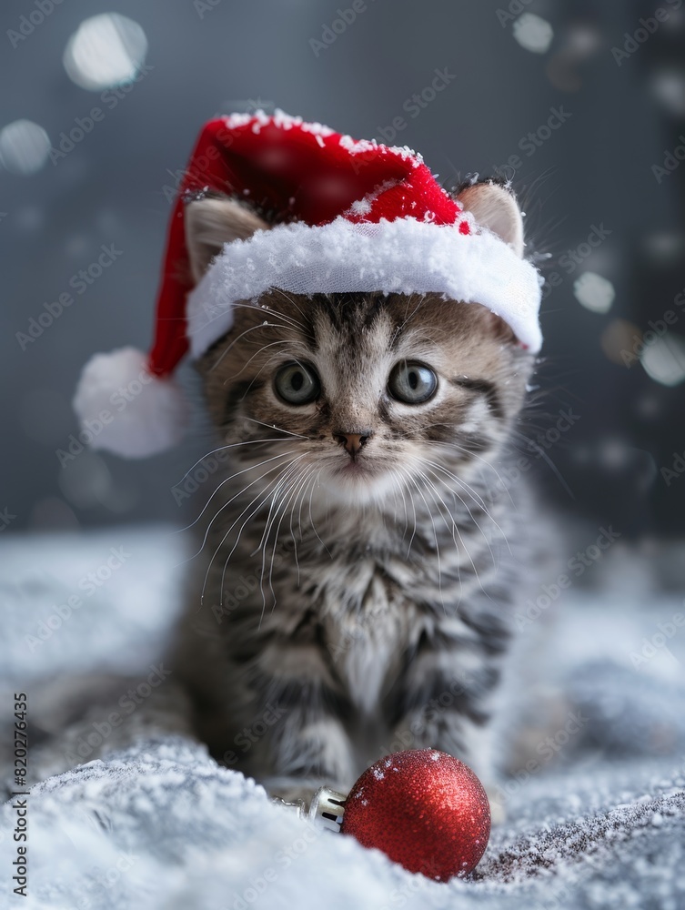 Christmas cat Christmas cat