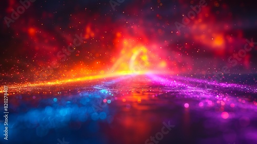 A fire and smoke background with a bright light.