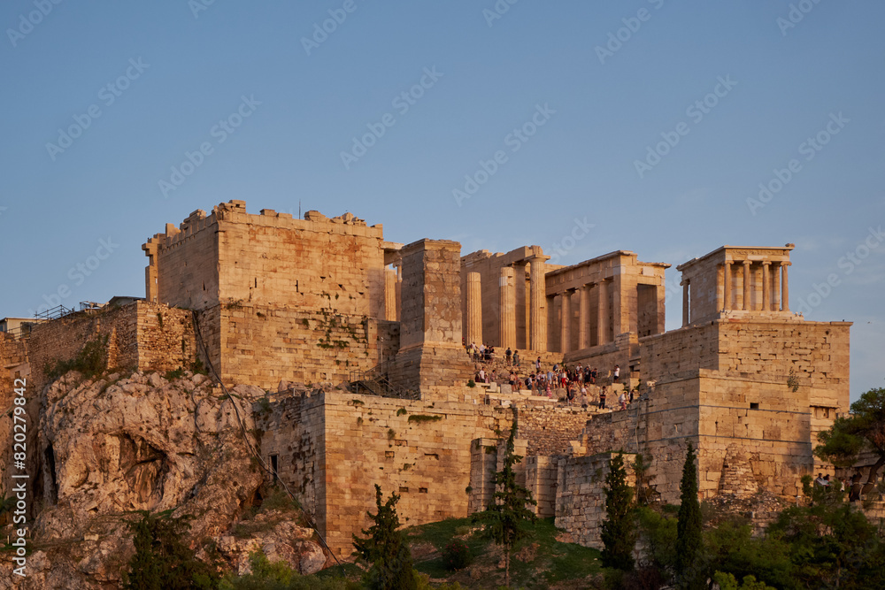Panoramic View of the Acropolis of Athens and the Parthenon - Greece Panoramic View of the Acropolis of Athens and the Parthenon - Greece