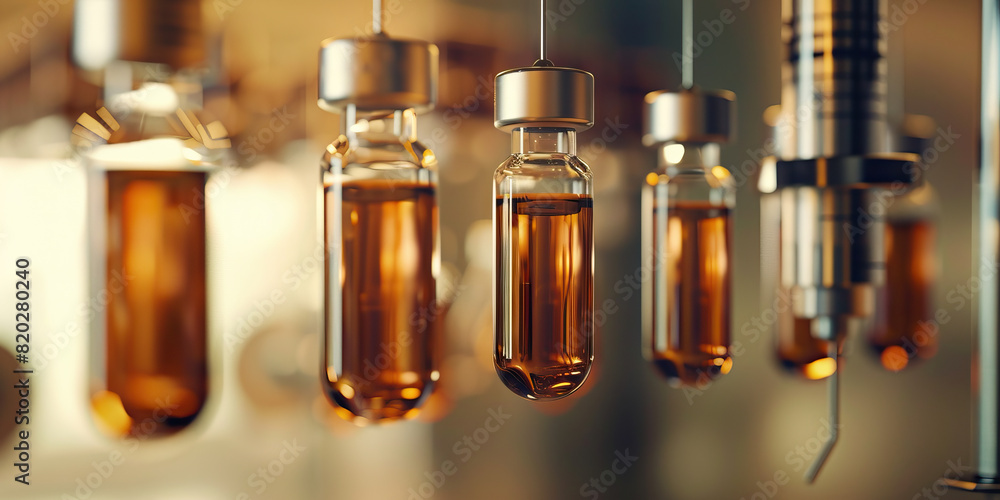 Injecting Into Potential: A Visual Exploration of Brown Vials Hanging in Suspense Injecting Into Potential: A Visual Exploration of Brown Vials Hanging in Suspense