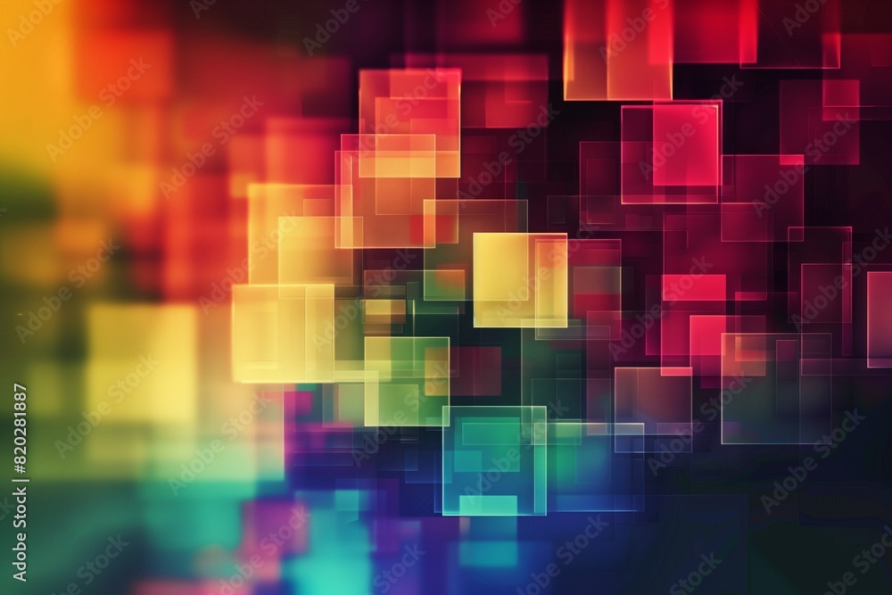 abstract background with squares abstract background with squares