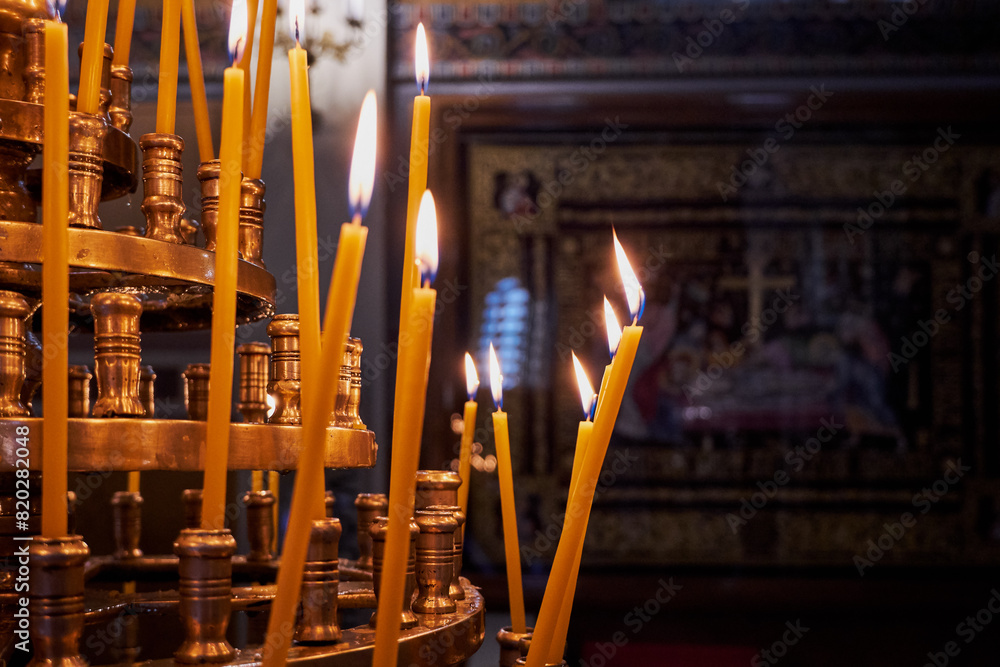 Φωτογραφία Interior of the Metropolitan Cathedral of Athens - Orthodox Catholic Church in G