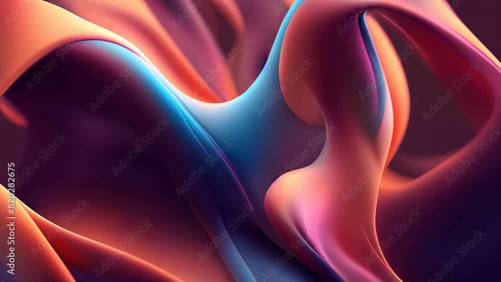 Obraz premium A abstract fluid shape background.