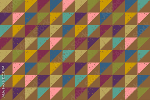 Wallpaper Mural Vector vintage seamless geometric abstract pattern. Torontodigital.ca