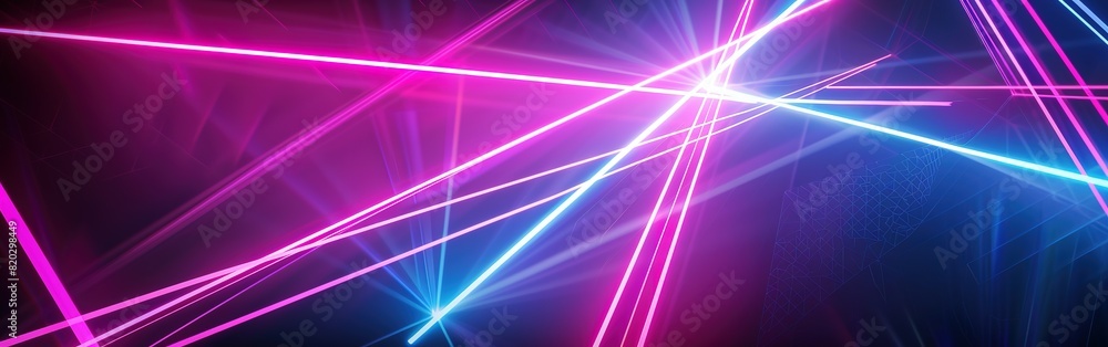 pink blue neon lines, geometric shapes, virtual space, ultraviolet light, 80's style, retro disco, fashion laser show, abstract background pink blue neon lines, geometric shapes, virtual space, ultraviolet light, 80's style, retro disco, fashion laser show, abstract background
