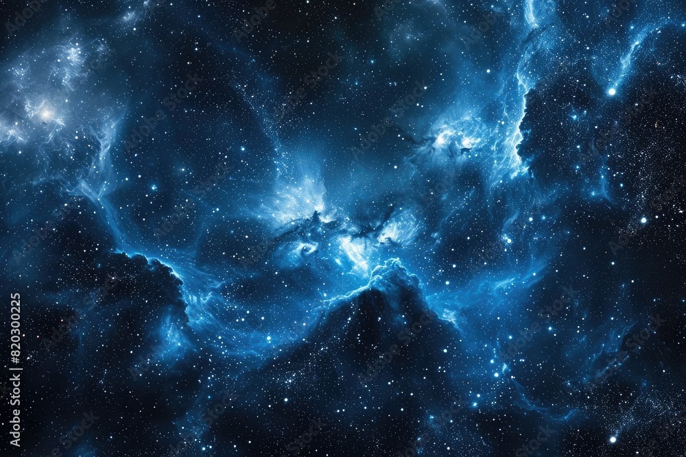 Obraz premium Amazing galaxy with nebulas and cosmic dust