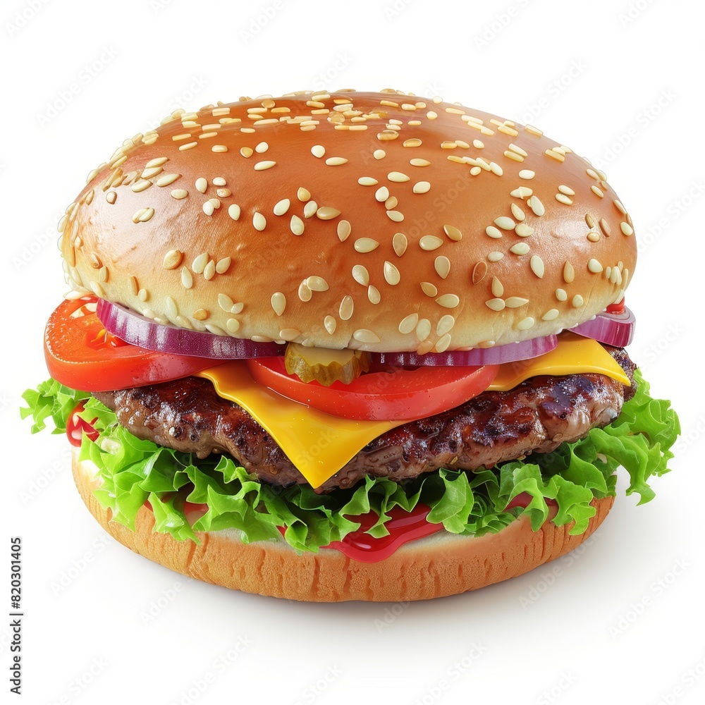 burger isolated on white background burger isolated on white background