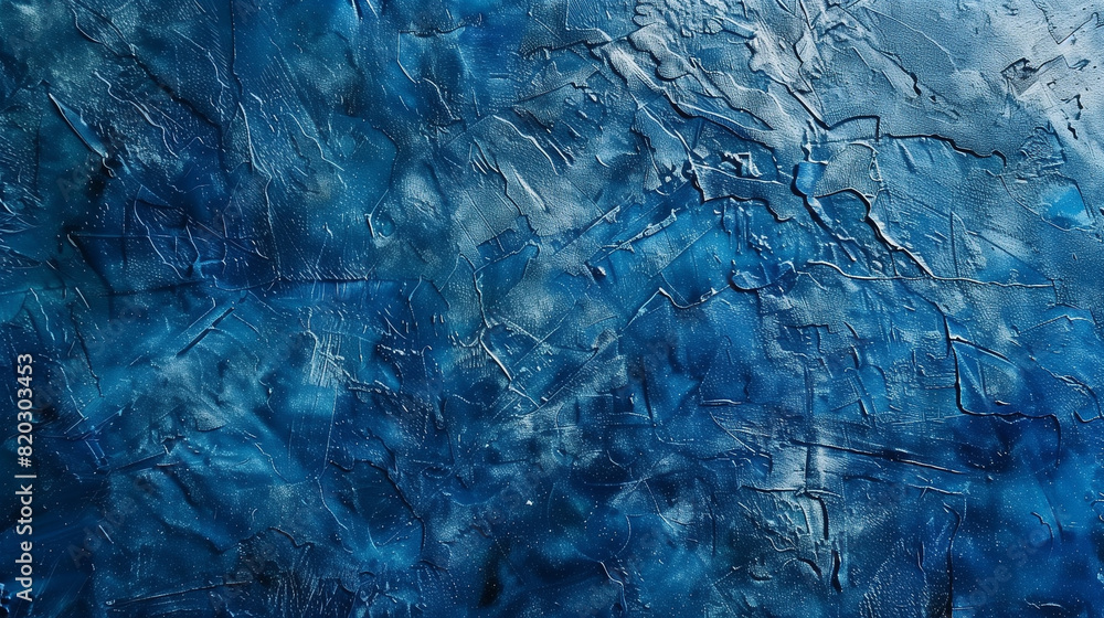 Abstract Painting in Blue and White Abstract Painting in Blue and White