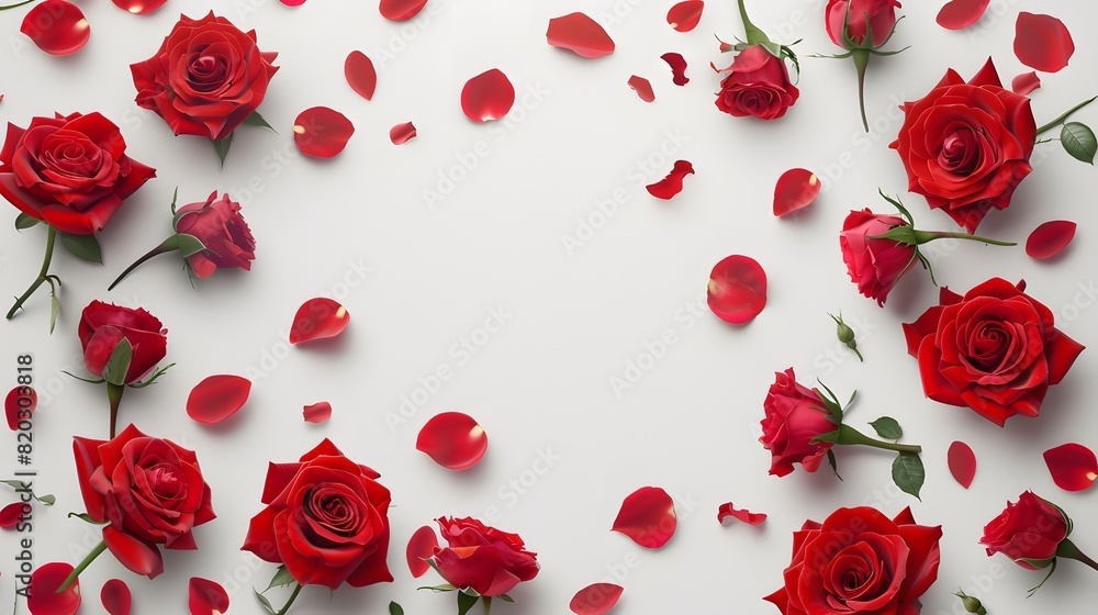 ちりばめられた薔薇の花びら ちりばめられた薔薇の花びら