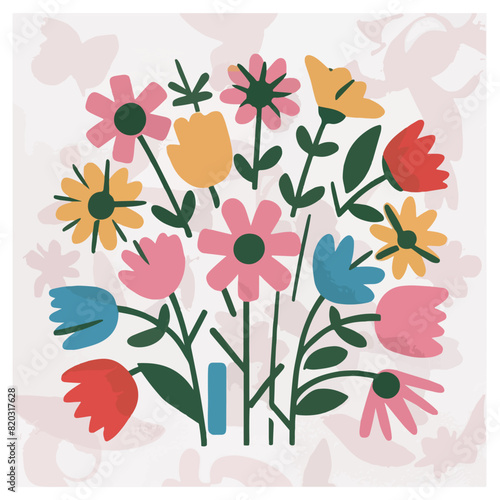 Wallpaper Mural New Vector illustration abstract design Torontodigital.ca