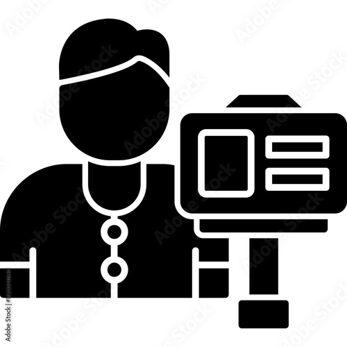 Vlogger Icon