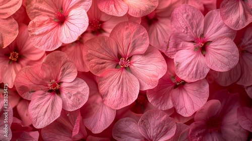 Macro texture, floral design minimal flat lay pattern from dry petals, transparent leaf with natural texture as background or wallpaper. The pattern consists of abstract pink flowers from dry petals, photo