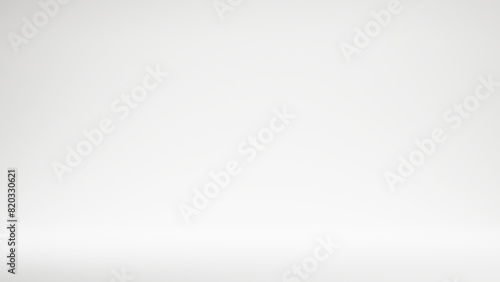 Blank clean white gradient background. Advertisement display white color with empty copy space. White place for design or text or presentations - luxury white background with spotlight and floor