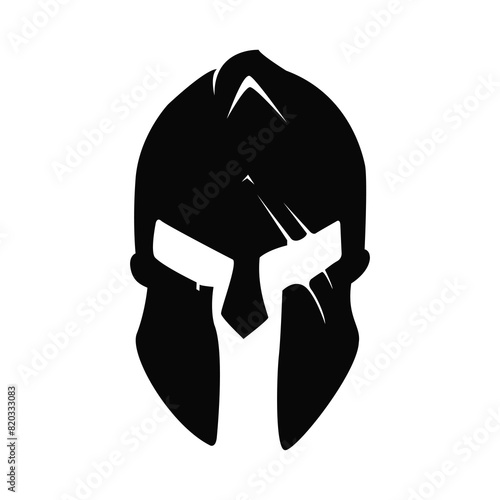 Spartan logo design spartan simple creative logo vecktor spartan black logo