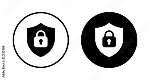 Security icon vector isolated on white background. protection icon. privacy. vpn