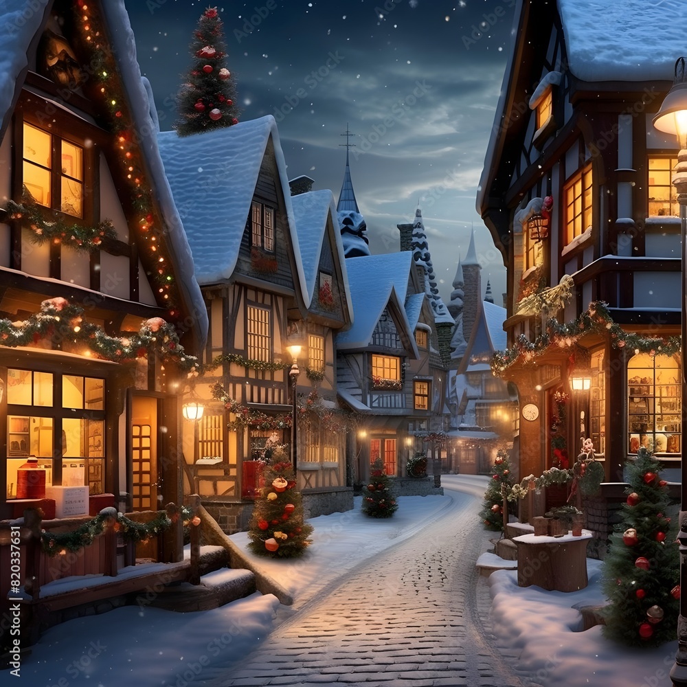 Christmas and New Year holidays in the old town of Strasbourg, France